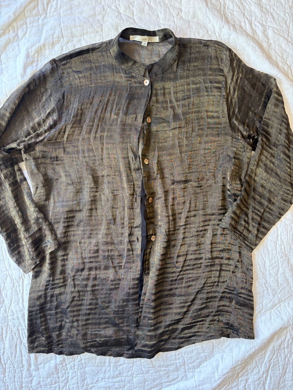 Women’s silk tunic, size M